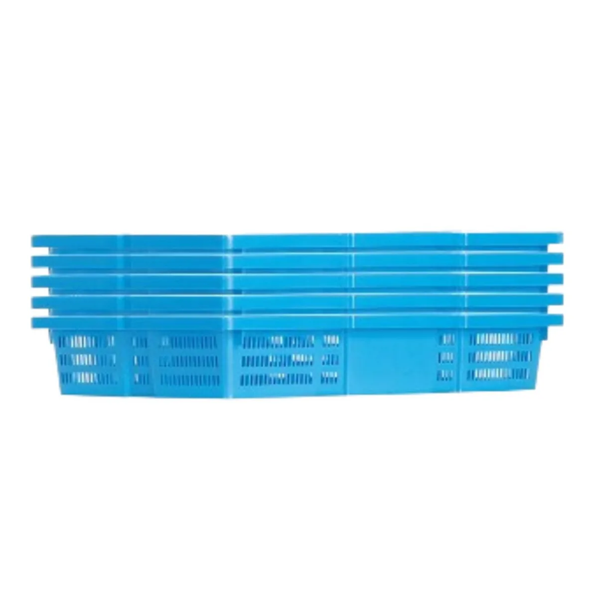 15L Prawn and Seafood Crate (Shallow, Vented) view 2