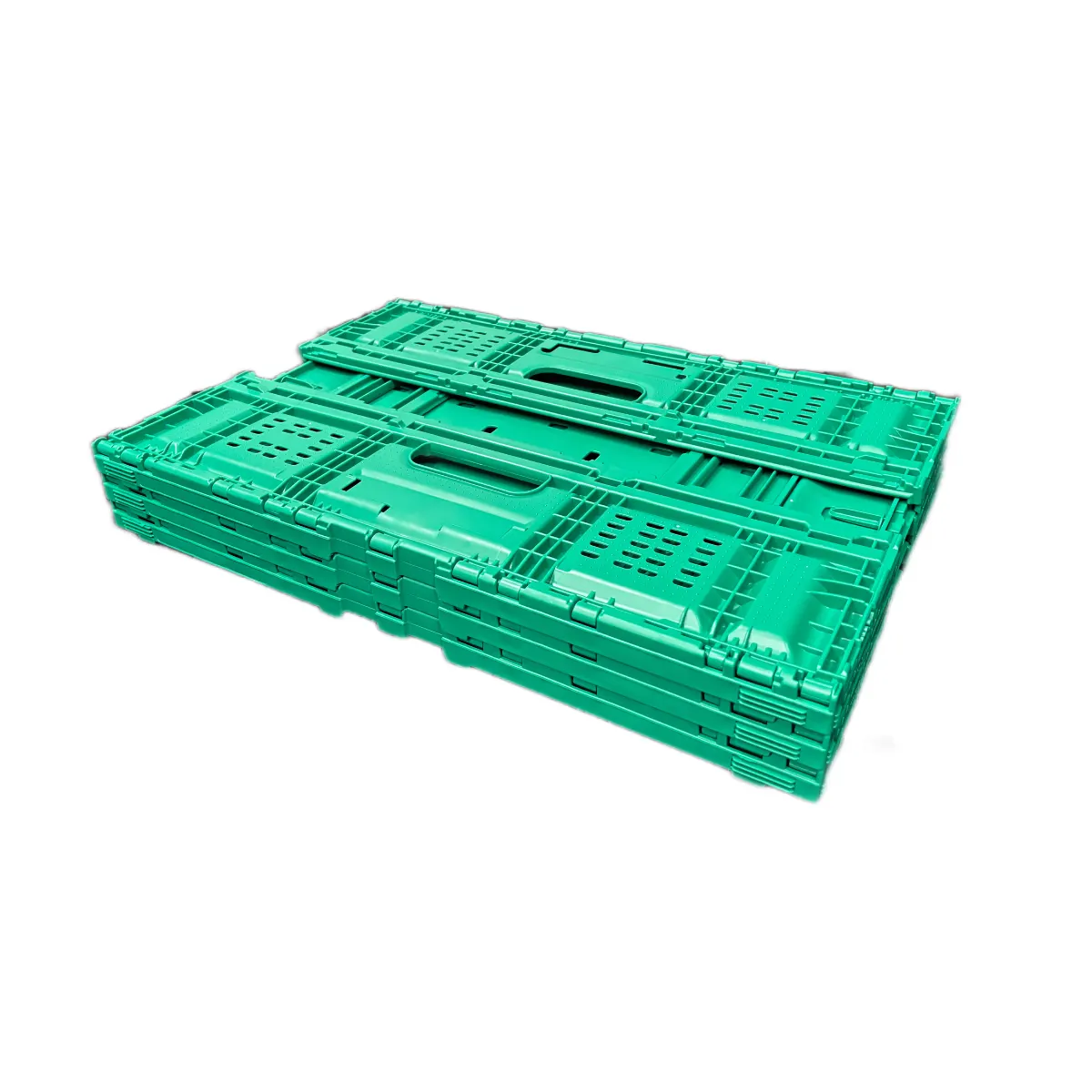 22L Food Grade Folding Crate (Vented) view 2