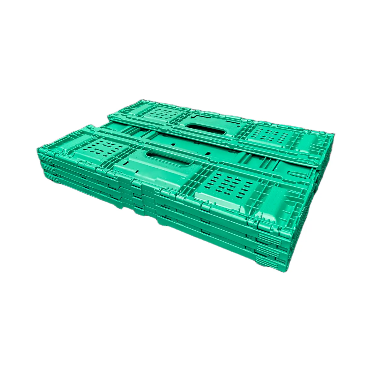 34L Food Grade Folding Crate (Vented) view 2