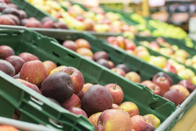 Plastic pallets and crates provide a hygienic solution for food supply chain.