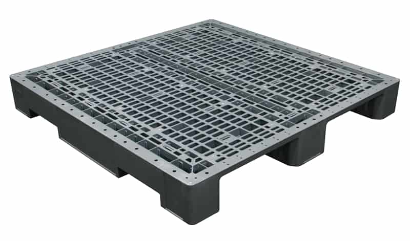 Plastic pallets are heat-moulded so they can maintain their strength and structure for longer.