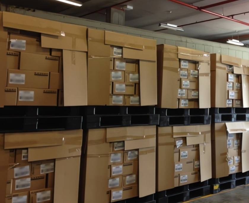 Plastic pallets’ stackability allows businesses to maximise space during transport