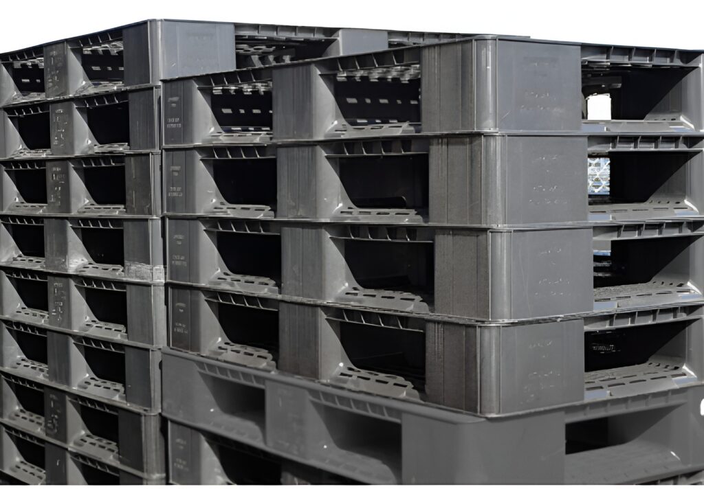 Plastic pallets’ ability to stack will allow exporters for higher space efficiency in containers