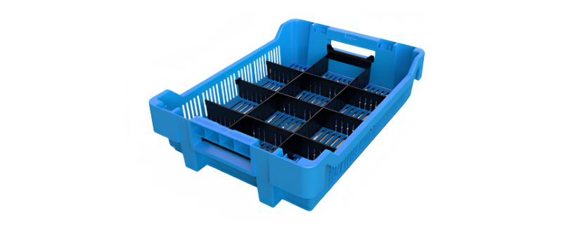 plastic berry crates for fresh produce handling and transport