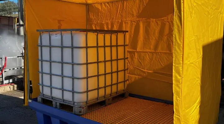 Spill bunded pallet used at Australian mining site
