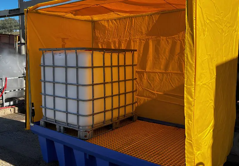Spill bunded pallet used at Australian mining site